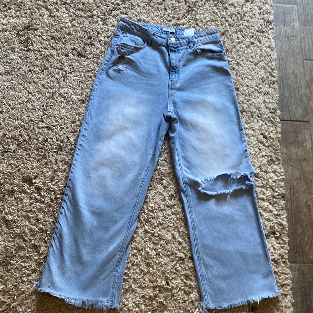 H&M wide leg jeans
